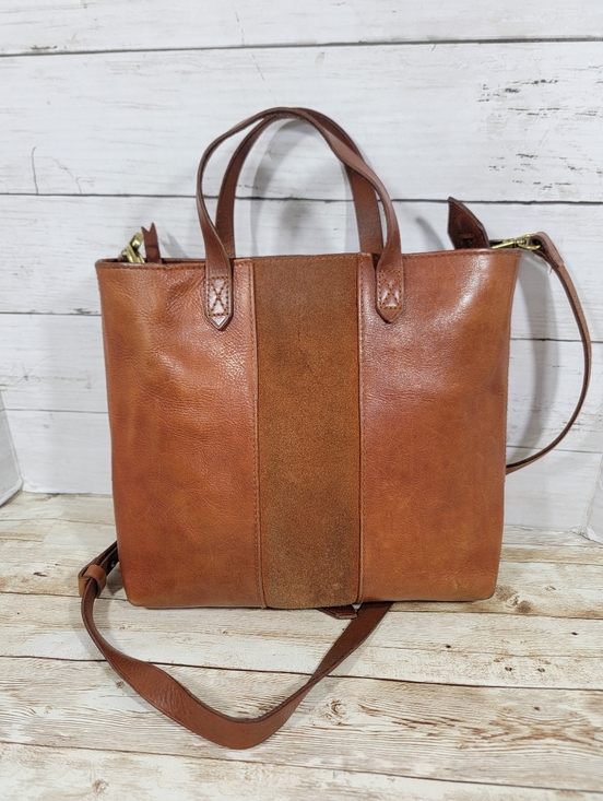 Madewell Handbags - Madewell Suede Stripe Transport Tote